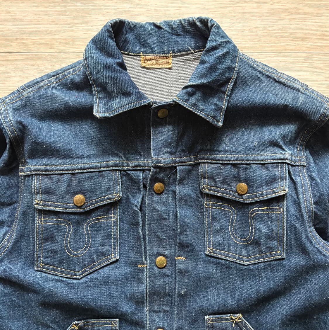 50s usa 빅스미스 버커루 데님 자켓 상품이미지4