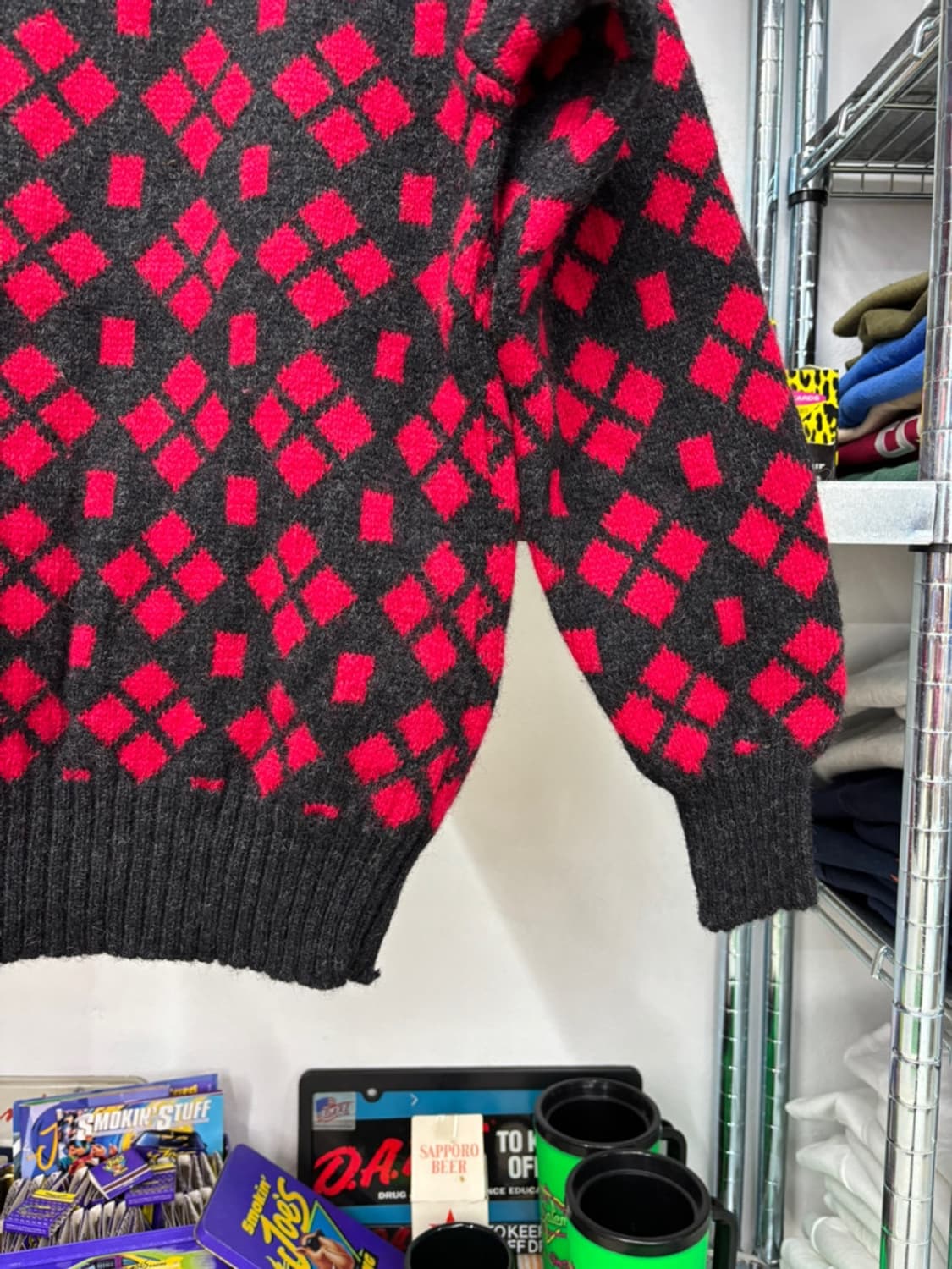 OLD GAP Geometric Wool Zip Sweater 상품이미지4