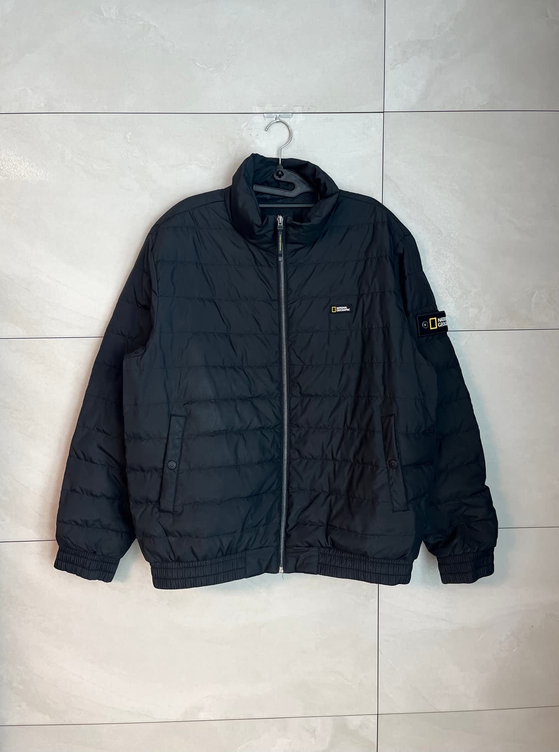 [2XL] 내셔널지오그래픽 경량 패딩 블랙  상품이미지1