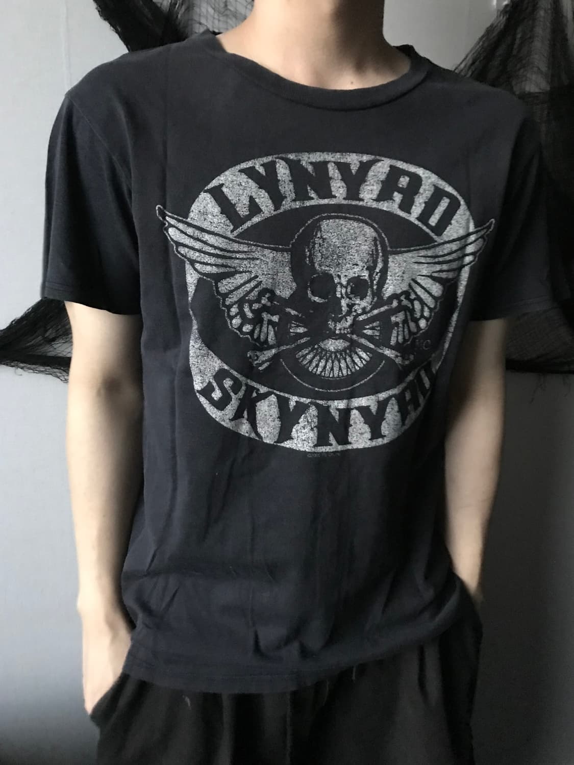Punk mood skull printing halfsleeve  상품이미지4