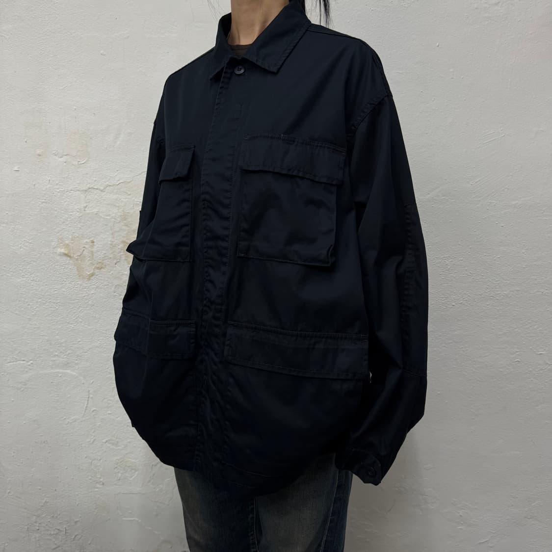 빔즈(B:MING by BEAMS) 블랙컬러 코튼 BDU 필드 자켓 상품이미지1