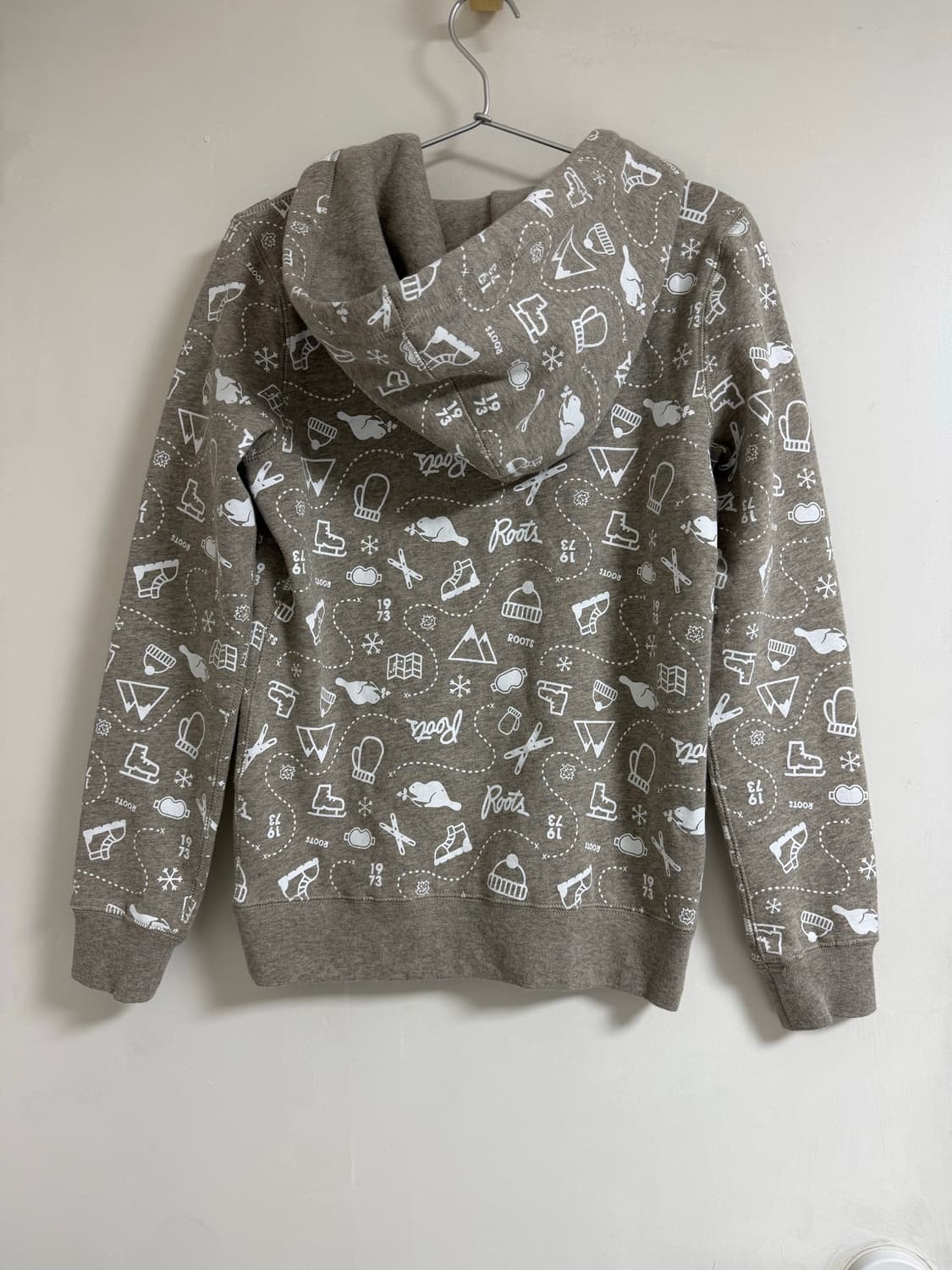 Roots 그레이색 후드 집업 재킷 상품이미지5