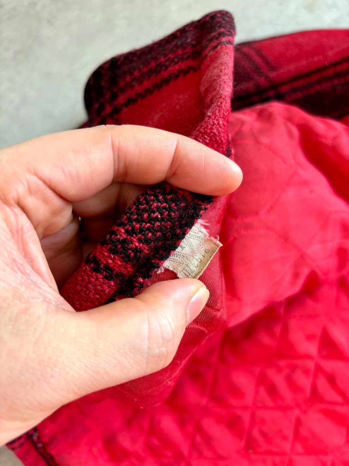 Early 70's Fox Knapp 버팔로 플레이드 울 자켓 42 상품이미지7