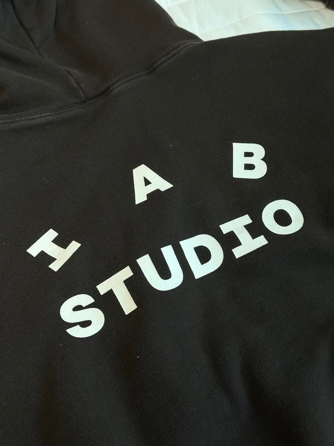 아이앱 스튜디오 브라운 후드티 M (정품 상품이미지4