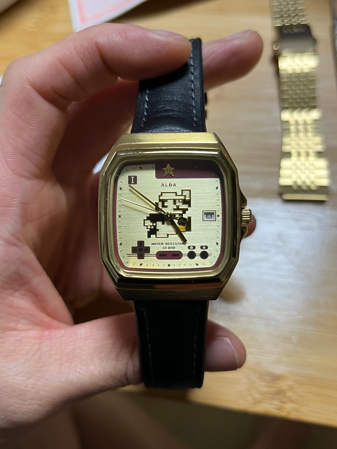 세이코 알바 슈퍼마리오 콜라보 시계 팝니다. 상품이미지1