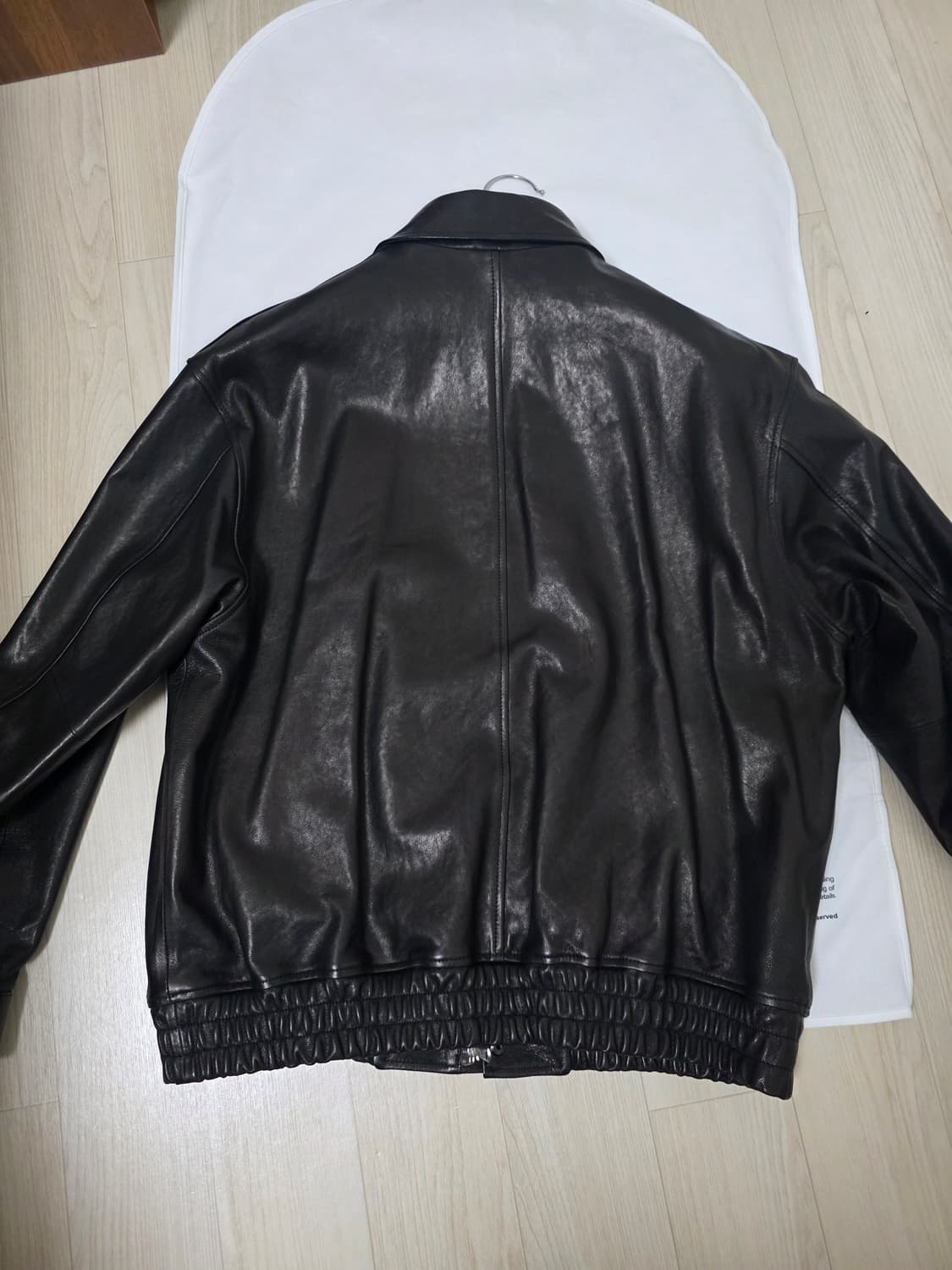 [3] 인더로우 A2 레더 자켓 블랙 상품이미지5