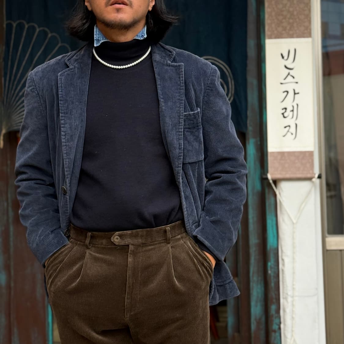 레노마 코듀로이 테일러드 자켓 100-103 상품이미지8