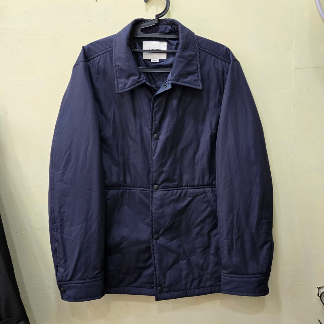 [100] T.I FOR MEN 퀼팅 패딩 자켓 (네이비) 상품이미지1