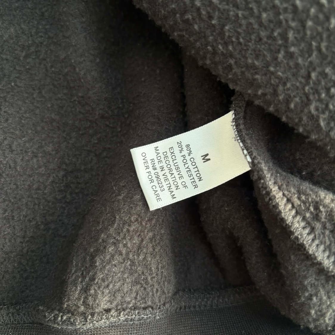 21SS 피어오브갓 에센셜 오버핏 모크넥 풀오버 블랙 맨투맨[M] 상품이미지5