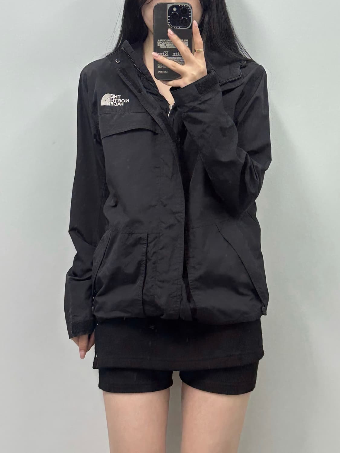 노스페이스 블랙 바람막이 자켓 상품이미지1