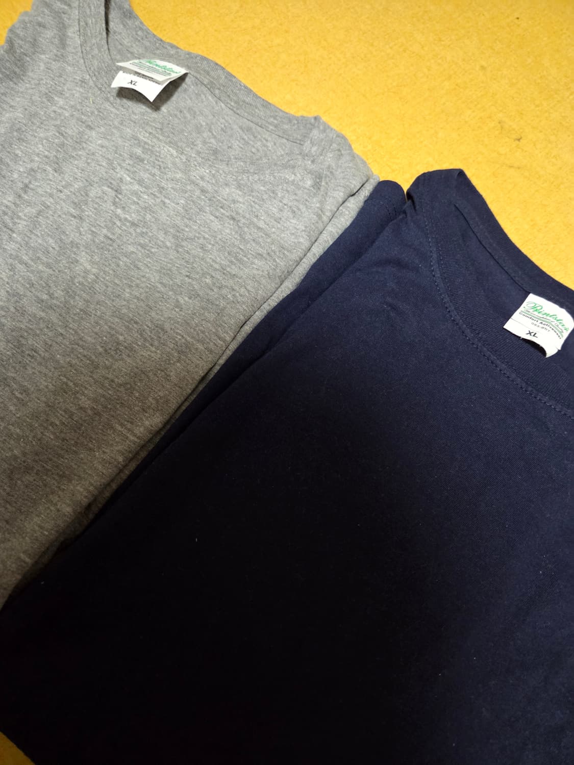 길단 XL 회색/네이비 반팔 티셔츠 상품이미지3