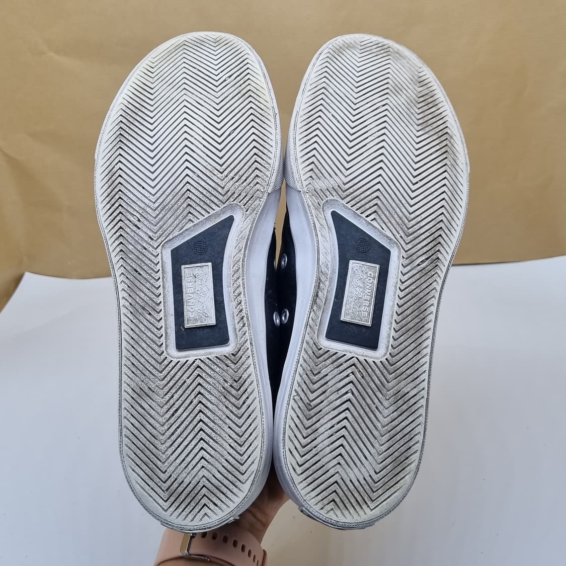 컨버스 잭퍼셀 레더 블랙. 스니커즈260. 상품이미지3