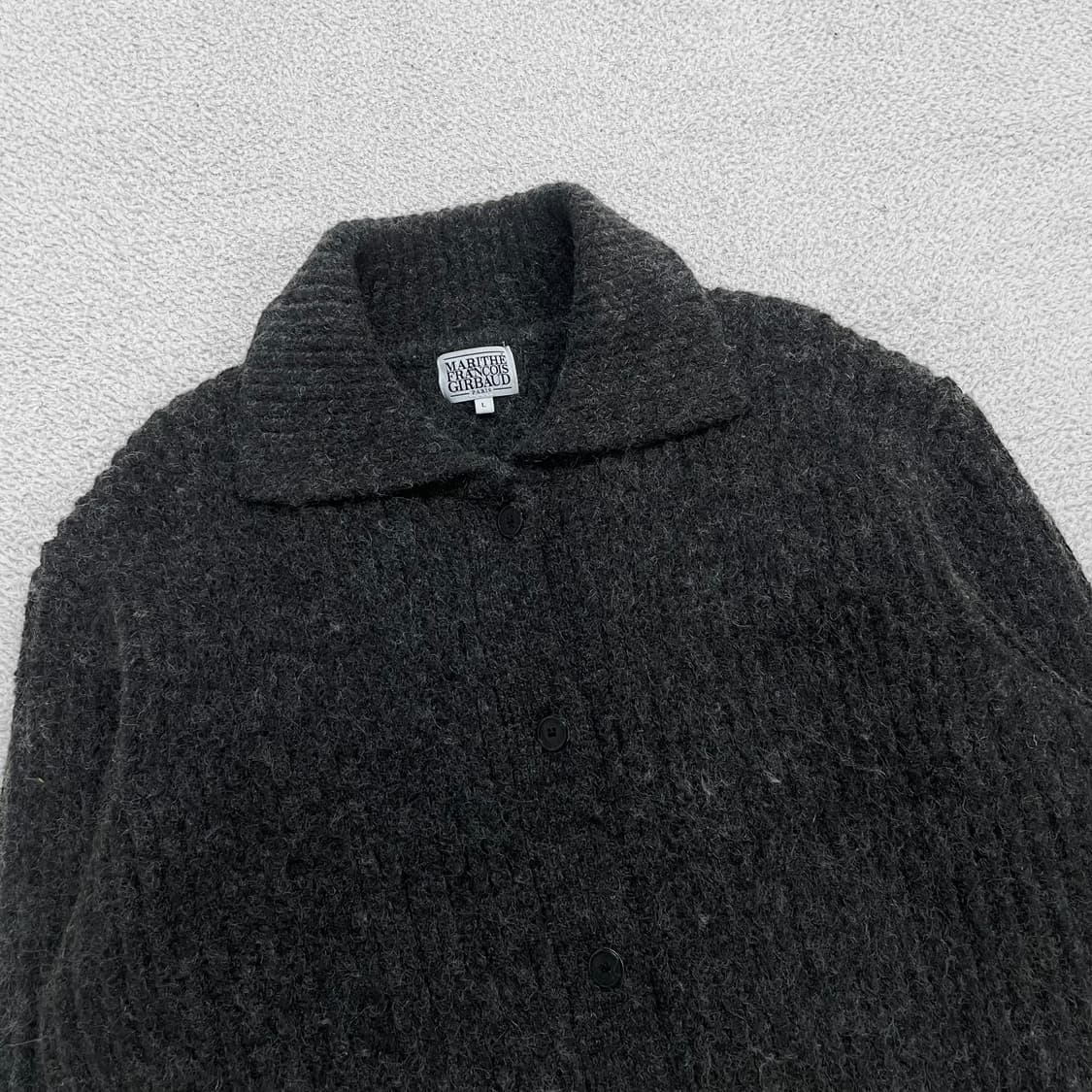 마리떼프랑소와저버 모헤어 카라 가디건 상품이미지2