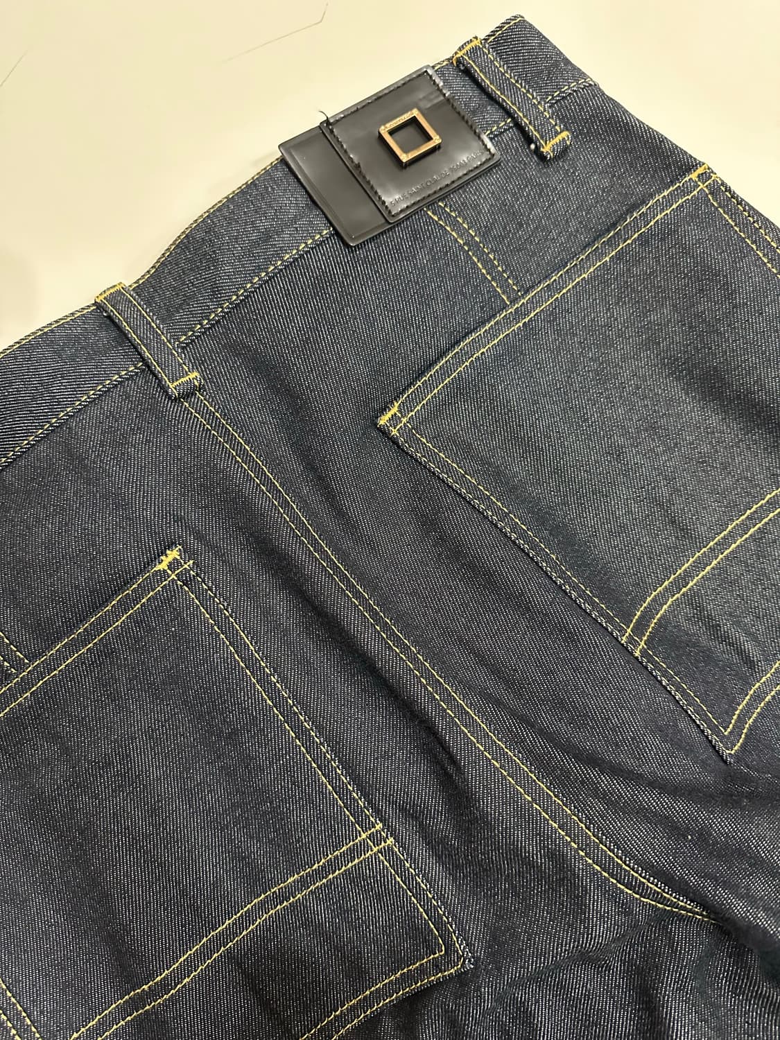 [46사이즈] 우영미 폴딩 데님 팬츠 상품이미지4