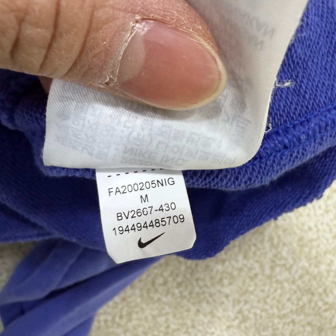 [M] 나이키 클럽로고 맨투맨 0102T1 상품이미지5