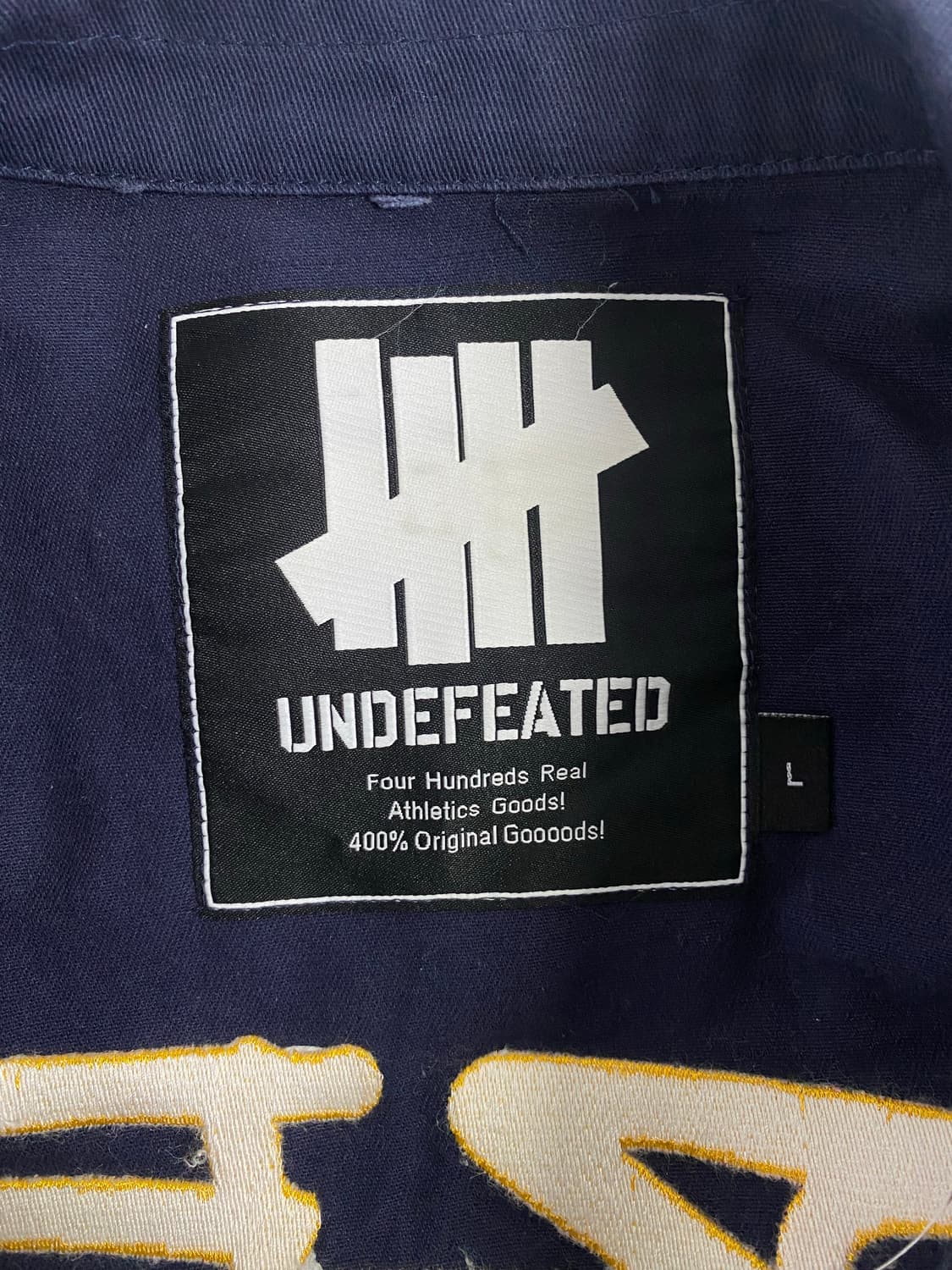 언디핏 네이비 오버롤 점프수트 L 상품이미지6