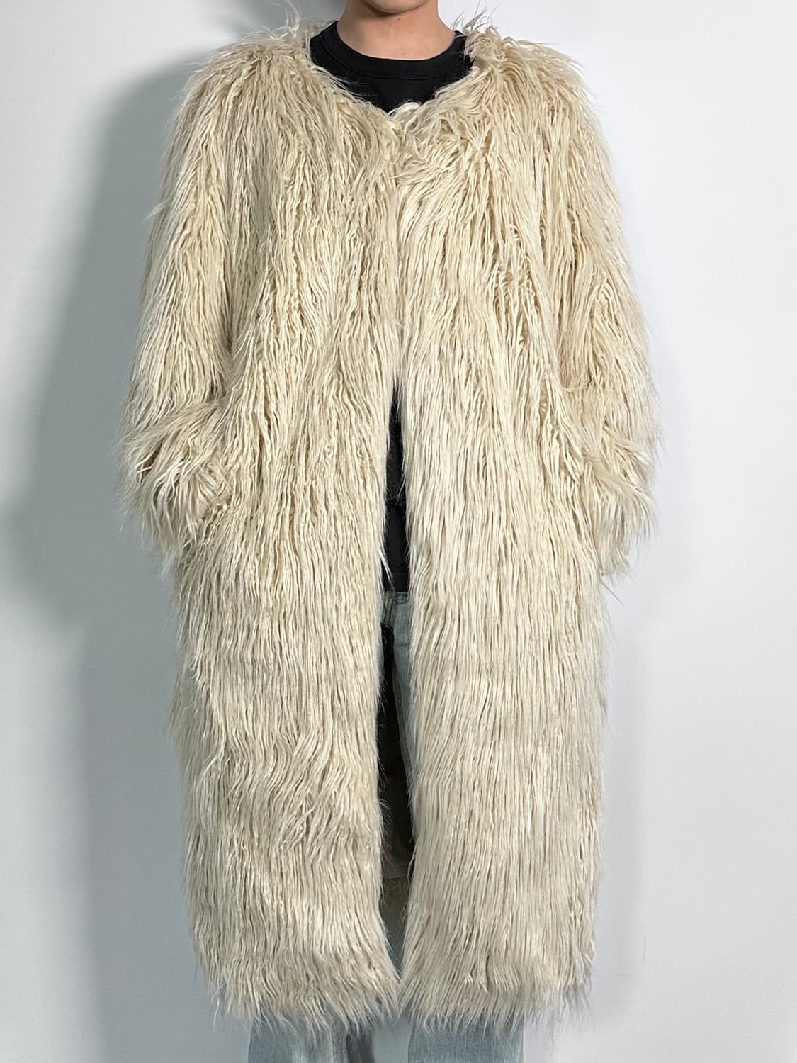 몽클레어 크림아이보리 롱 퍼자켓 (on.535)   상품이미지2