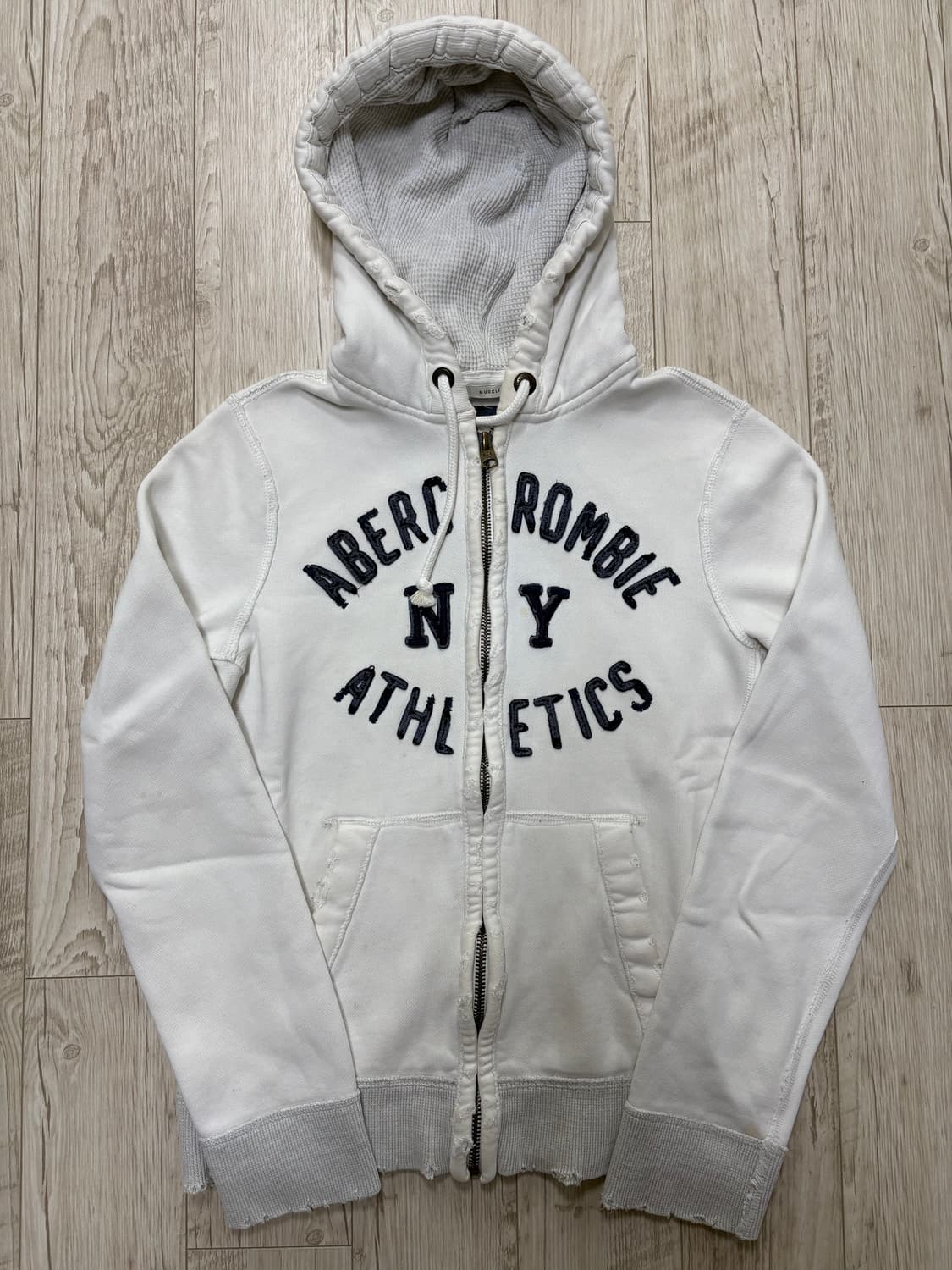 아베크롬비 후드집업 화이트 m 상품이미지1