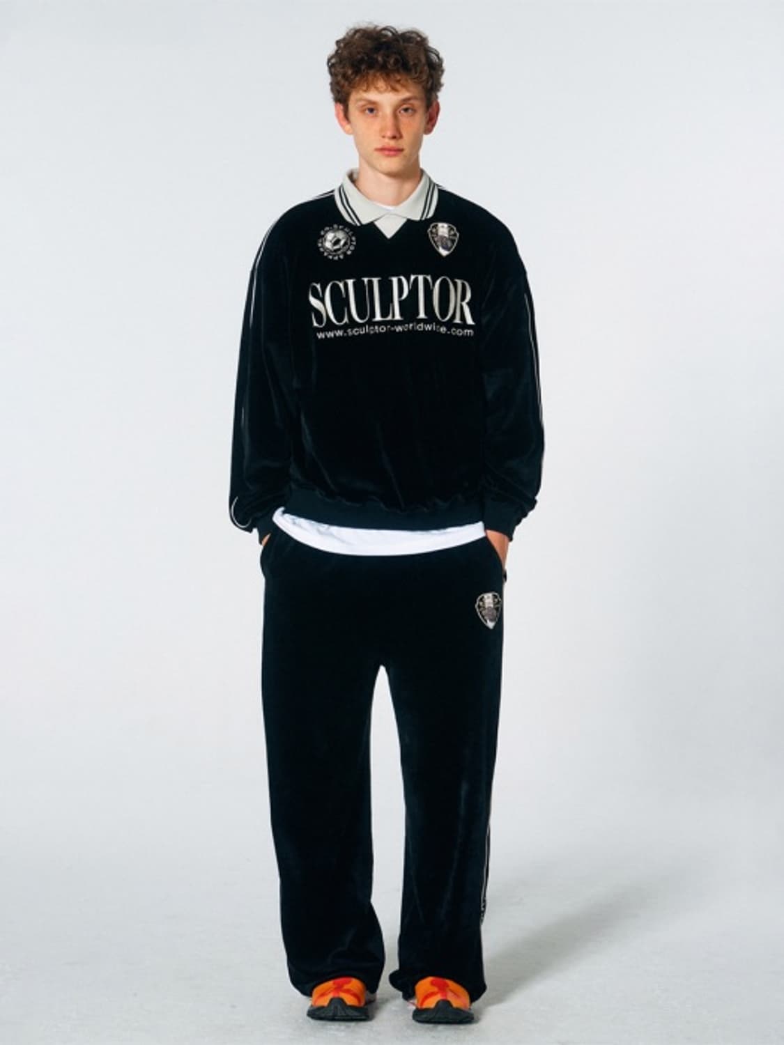 스컬프터 벨루어 벨벳 사커 저지 상품이미지2