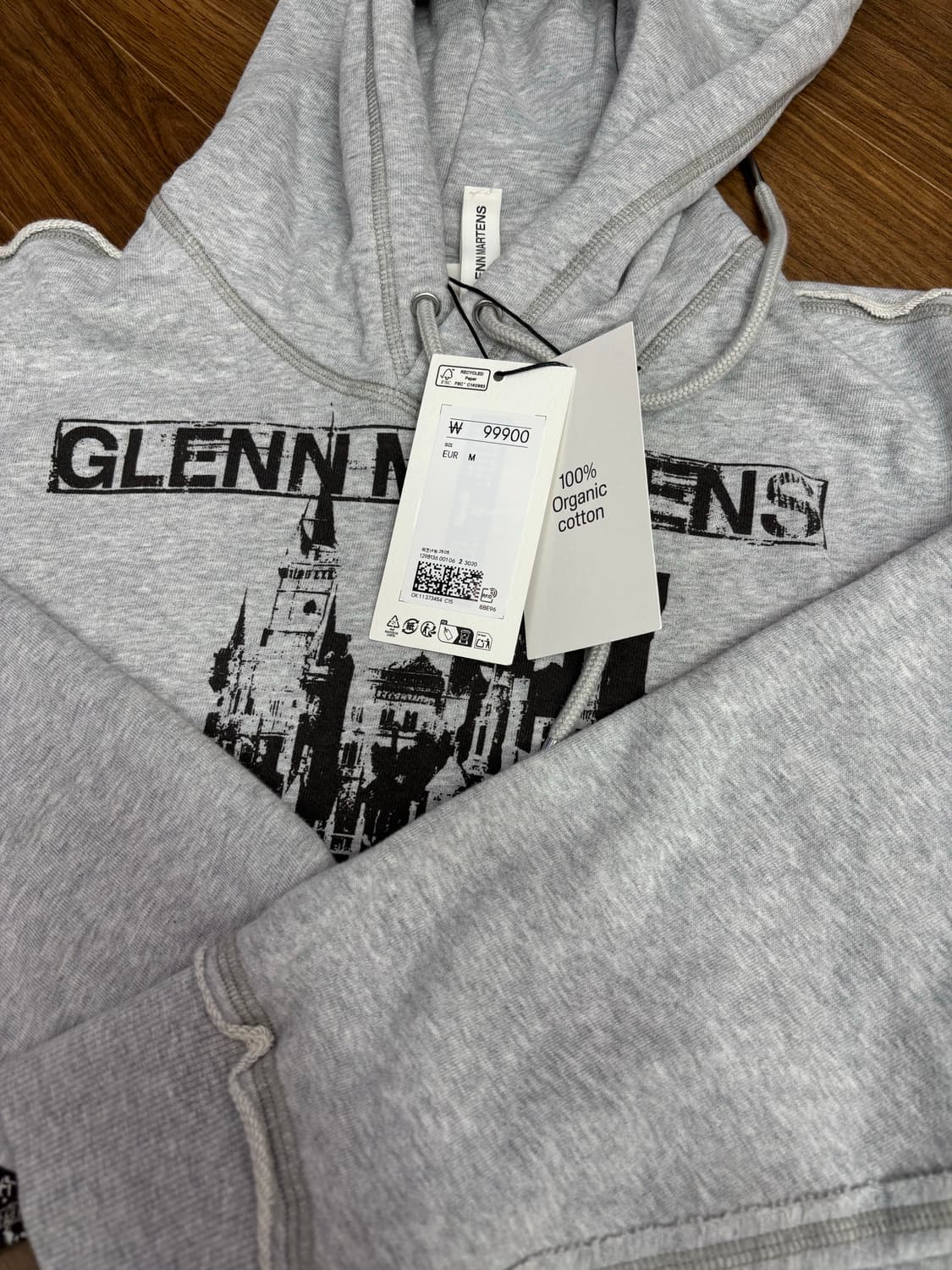 글렌마틴스 h&m x glenn martens 프린트 후디 상품이미지3