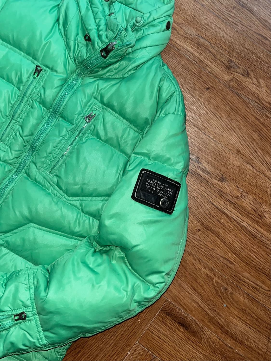 Diesel 디젤 민트 경량패딩 상품이미지5