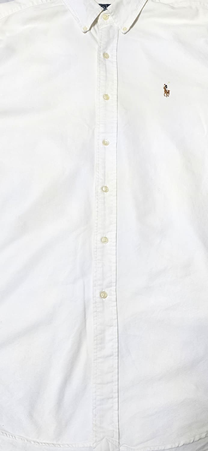 폴로 랄프로렌 화이트 크래식핏 셔츠 L 상품이미지5