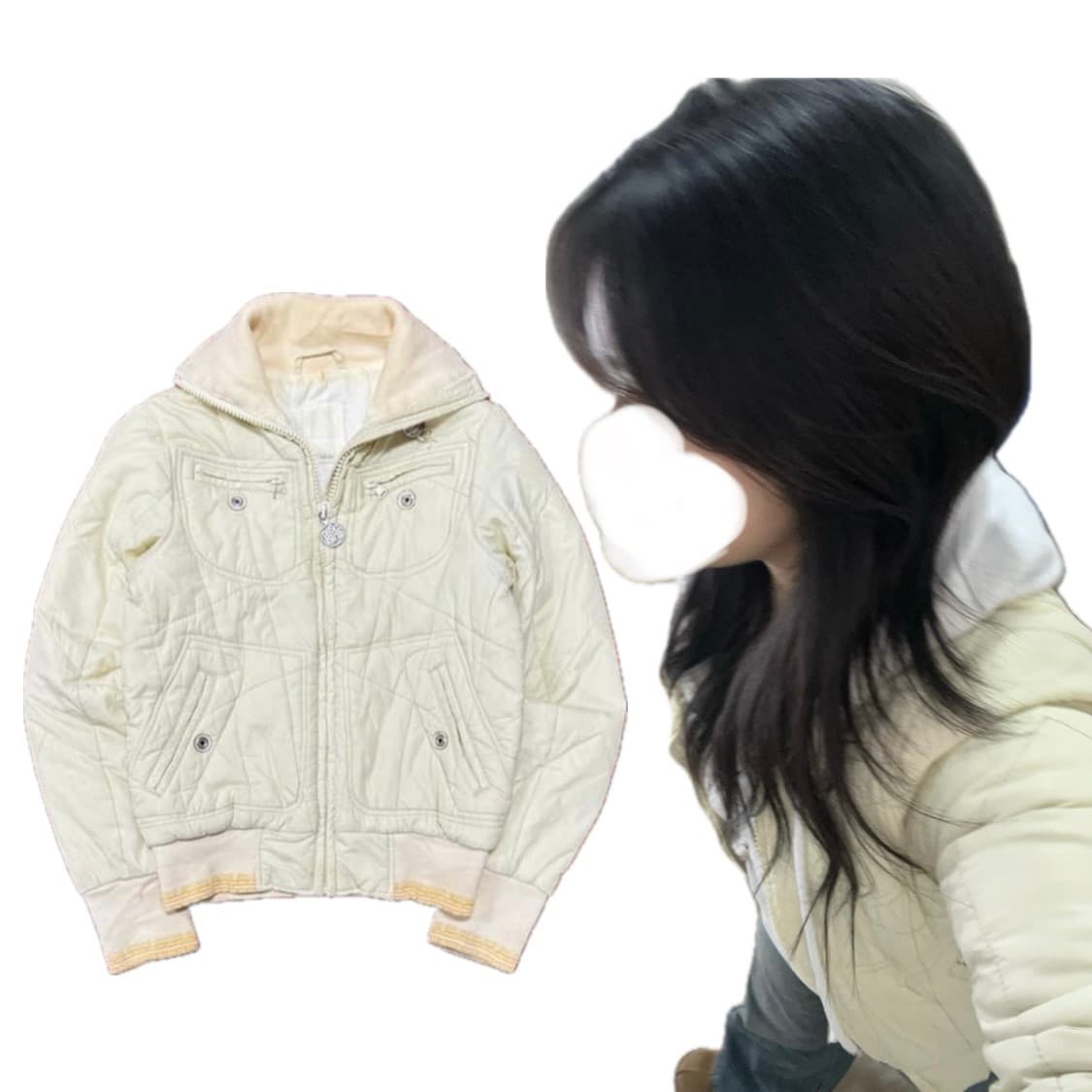 디젤 퀄팅 경량 패딩 자켓 상품이미지1