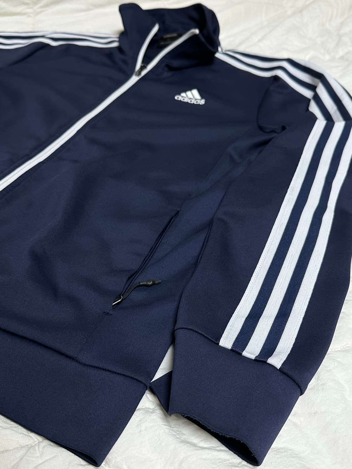 아디다스 네이비 져지 트랙탑 라지  상품이미지6