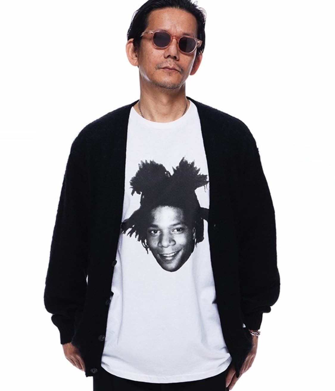 [M] 와코마리아 모헤어 가디건 블랙 상품이미지2