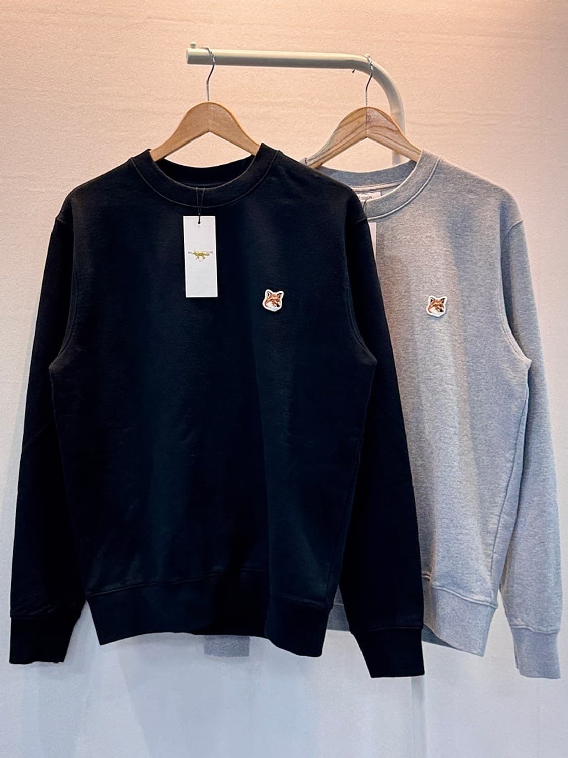 (정품 무료배송)메종키츠네 폭스헤드 맨투맨 상품이미지1