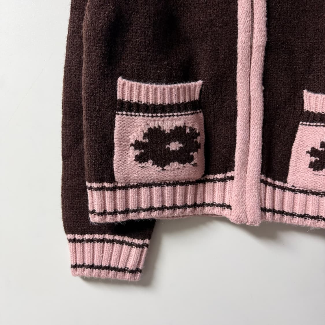 새상품 여자 플라워 니트 가디건 상품이미지2