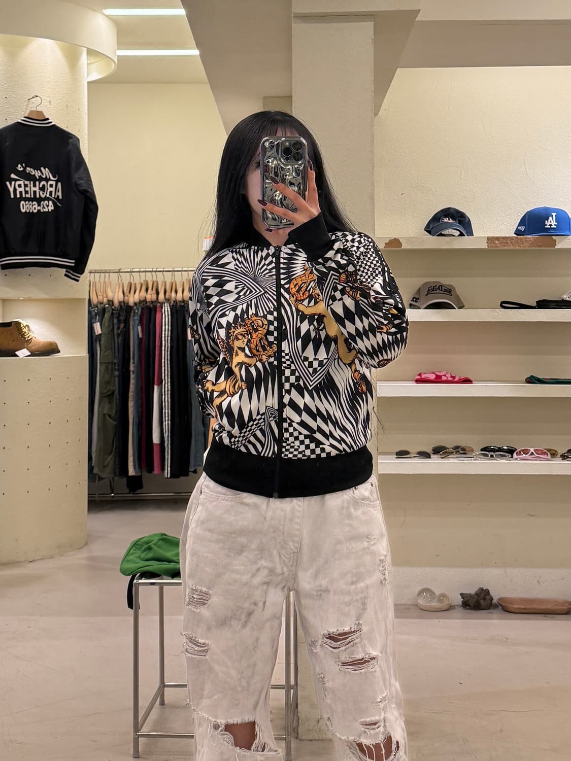 아디다스 x 제레미스캇 엔젤 프린트 트랙자켓 U1161 상품이미지1