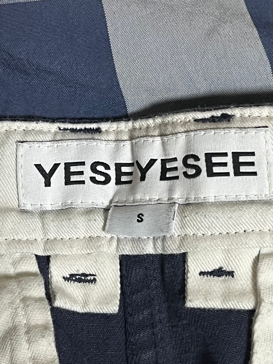 YESEYESEE 네이비 코튼팬츠 S (29) 상품이미지6