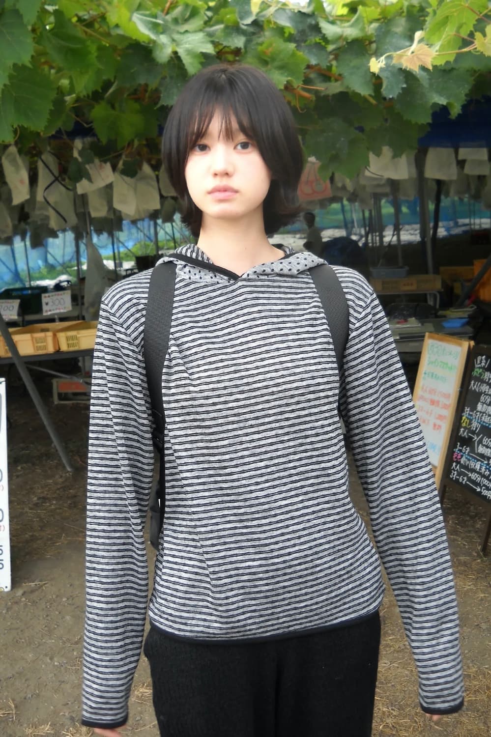 페스토 도트 스트라이프 후디 상품이미지4