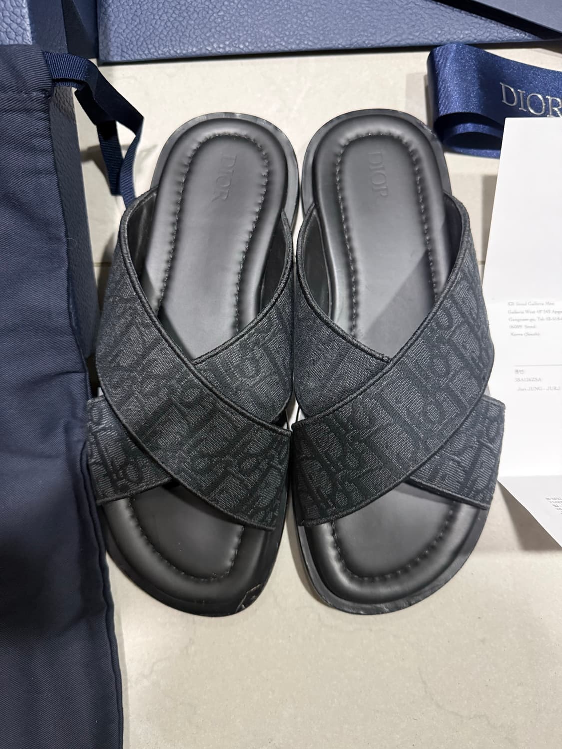 [당일출고,풀박스] 25년 신형 새상품급 디올 알리아스 슬리퍼 상품이미지2