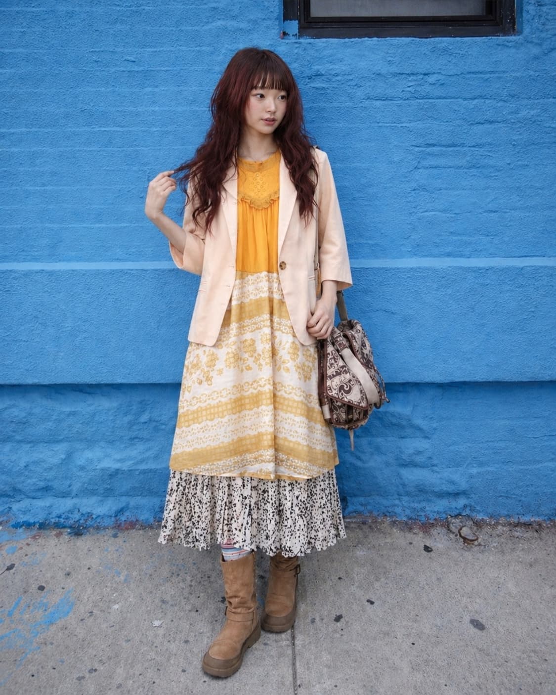 옐로우 코디 set 상품이미지1