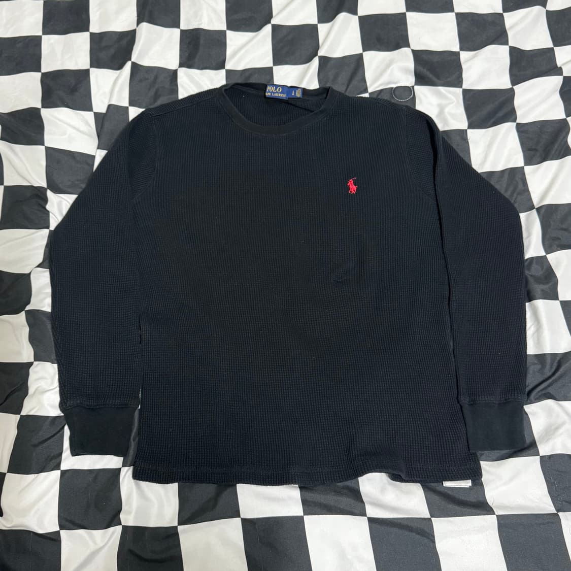 폴로 랄프로렌 와플 롱슬리브 상품이미지1