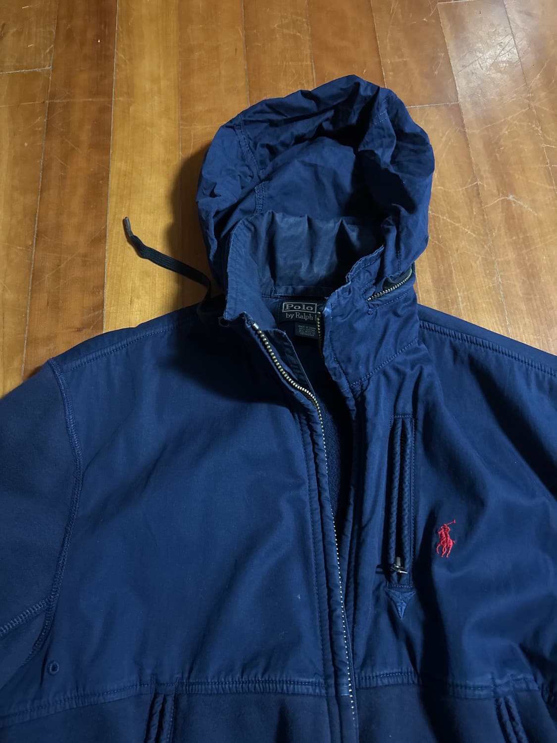 빈티지 POLO 폴로 랄프로렌 포켓 자켓 navy 상품이미지3