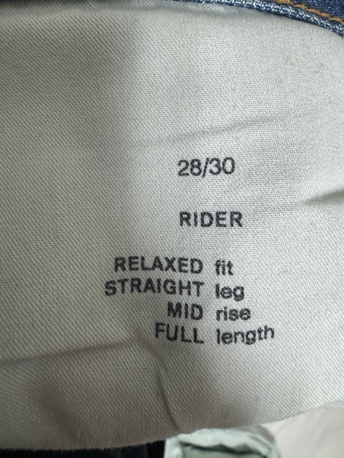 [28x30] COS RIDER 스트레이트 레그 진 (페이드 블루) 상품이미지4