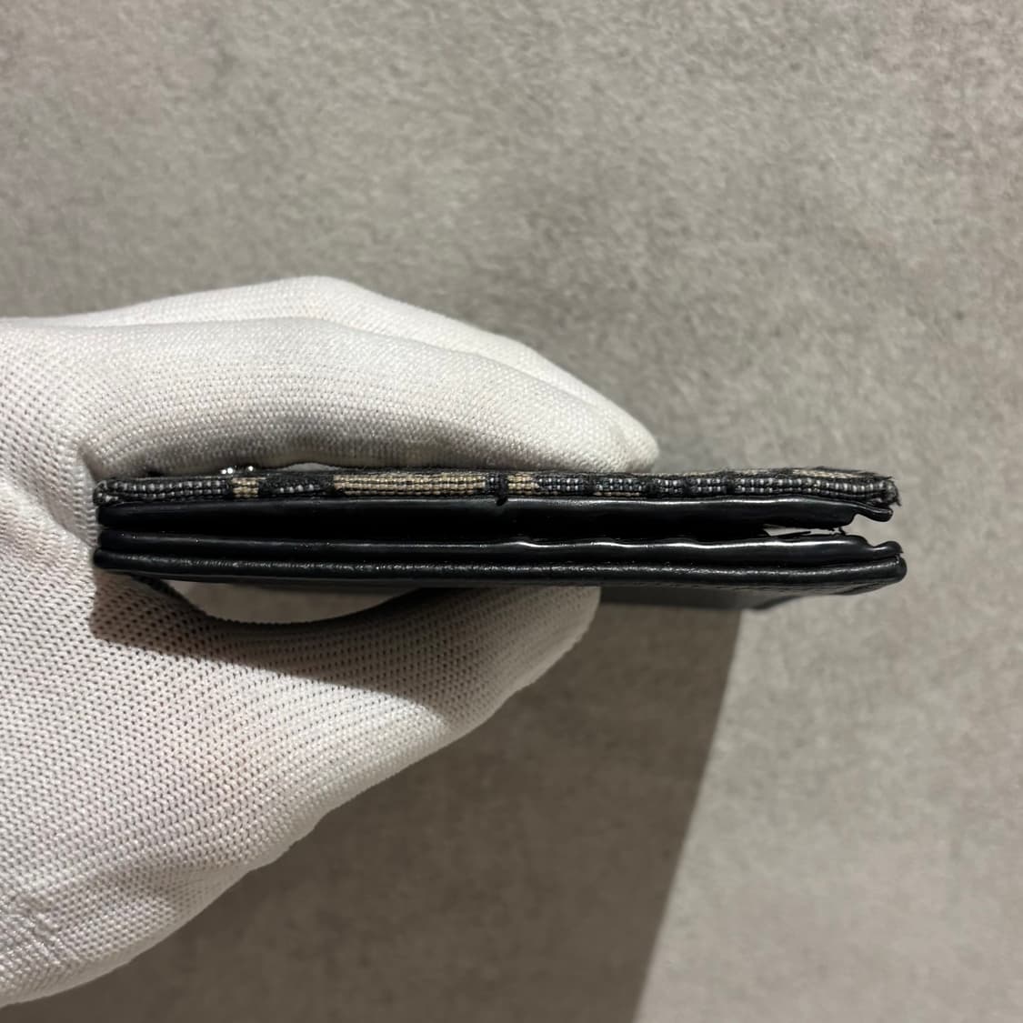 A+ OS사이즈 디올 오블리크 새들 반지갑 베이지 상품이미지3