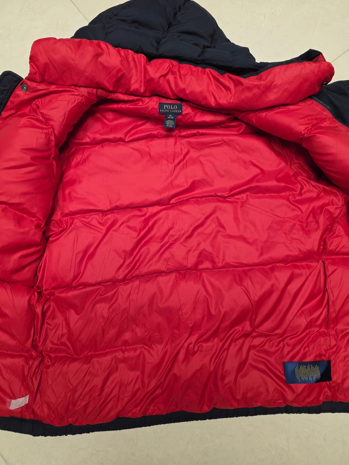 폴로 랄프로렌 다운 패딩 XL 상품이미지4