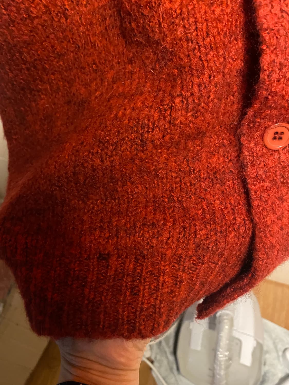 PARTIMENTO 레드 가디건 L 상품이미지5