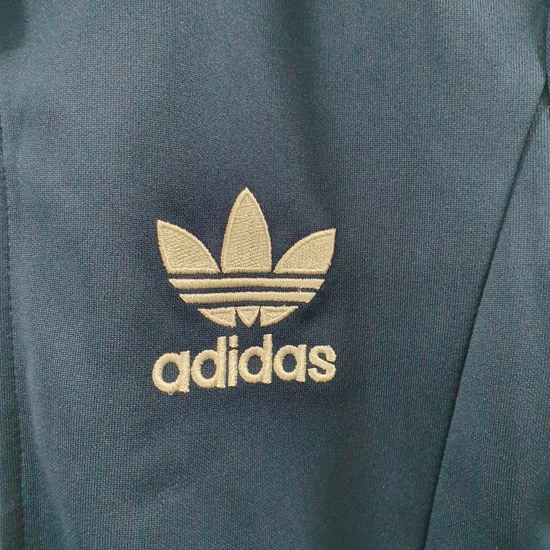 85 아디다스 여성 기본 네이비 파이어로고 져지 집업 트랙탑 상품이미지3