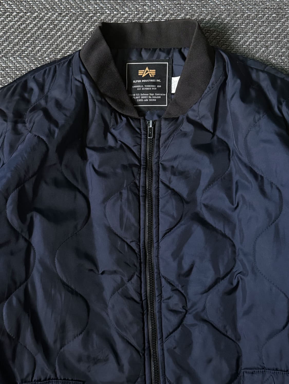 90s USA 알파인더스트리 나일론 퀼팅 자켓 (110) 상품이미지2