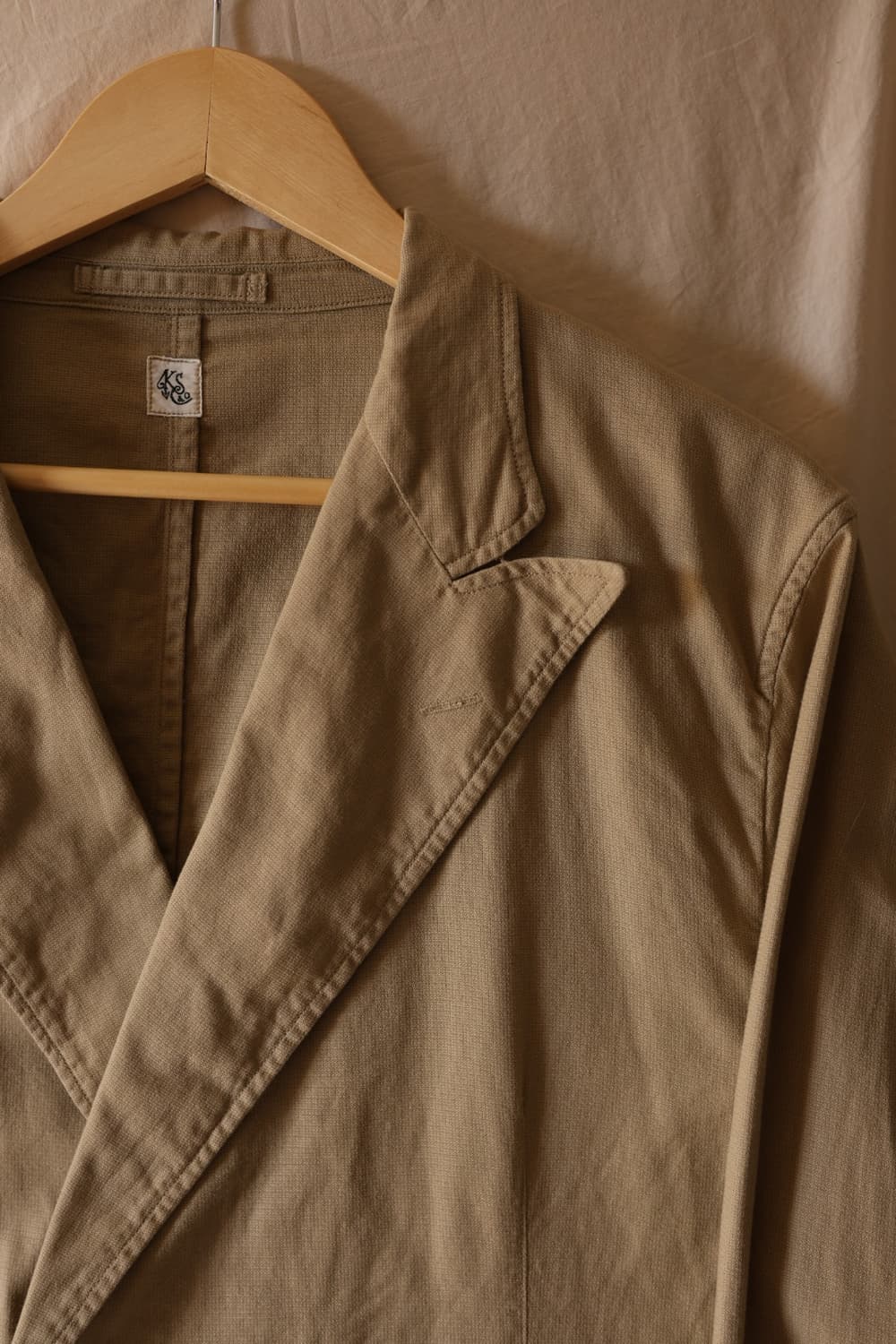 캡틴선샤인 린넨 코튼 혼방 더블 자켓 38 상품이미지3