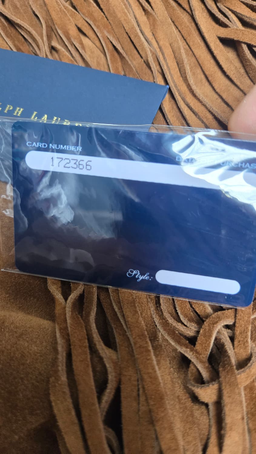 새상품)랄프로렌 보헤미안 프린지 스웨이드 백 상품이미지9