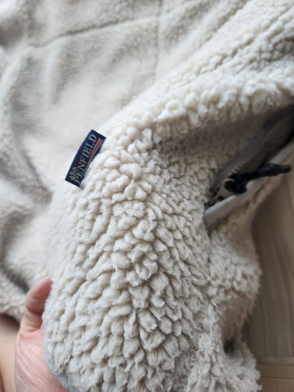 펜필드 성조기 패치 후리스집업 100 상품이미지3