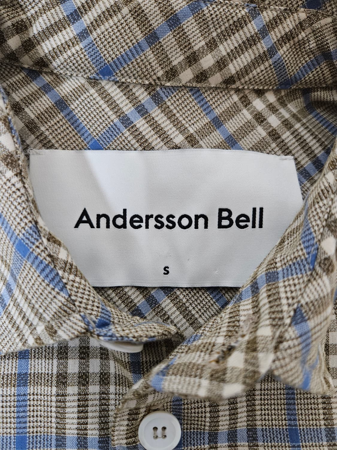 앤더슨벨 오버핏 체크셔츠 S 상품이미지2