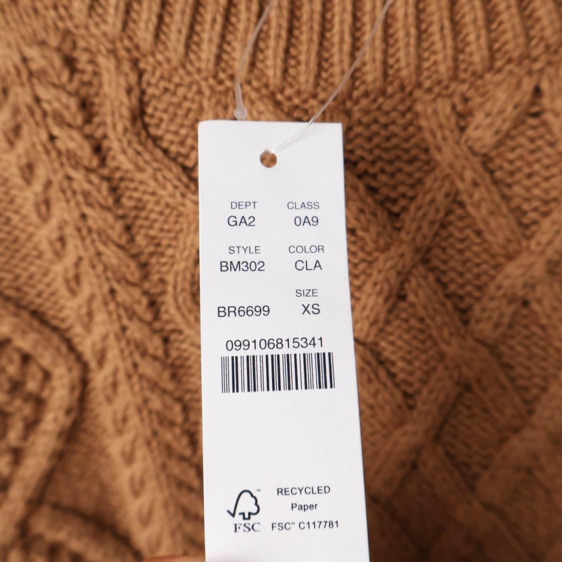 55/새상품 제이크루 코튼 케이블 니트 상품이미지6