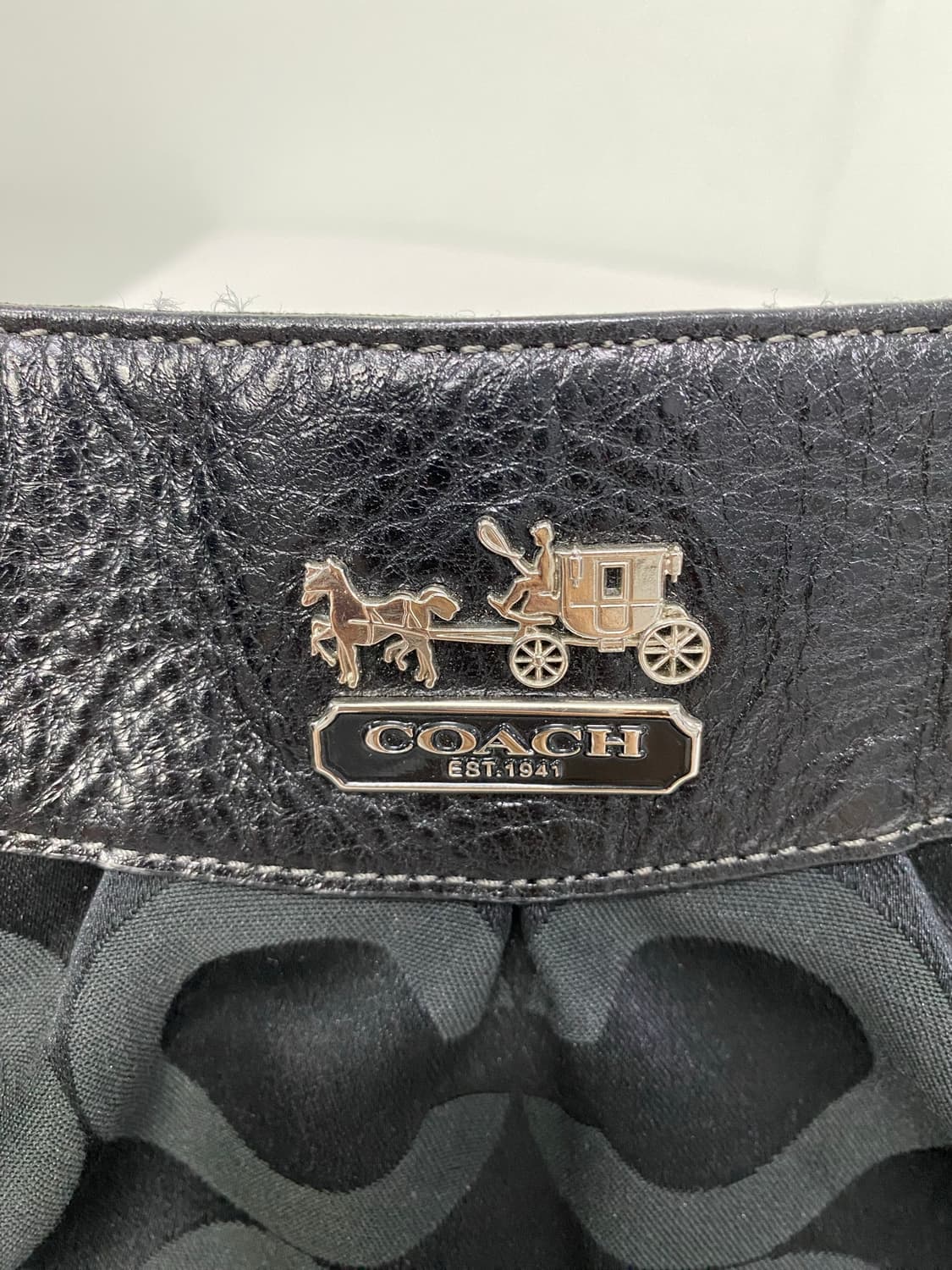 코치 Coach 블랙 시그니처 크로스백 숄더백 <4> 상품이미지9